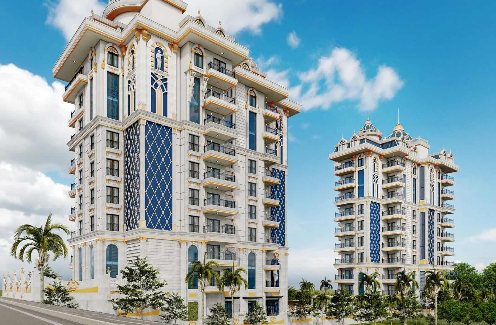 Купить квартиру в Алании Турция 2+1 в комплексе Volantis Tower - Фото 2